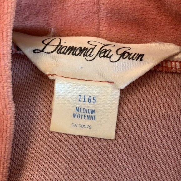 Vintage pink dressing gown robe - Picture 3 of 5